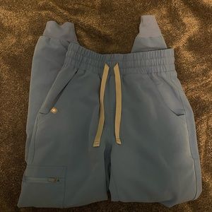 Figs Zamora High waisted XXS/P, ceil blue